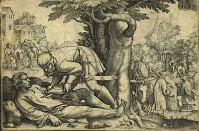 The Good Samaritan by Georg Pencz